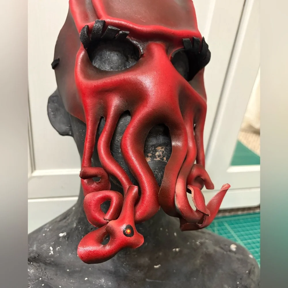 Femme Red Cthulhu Mask